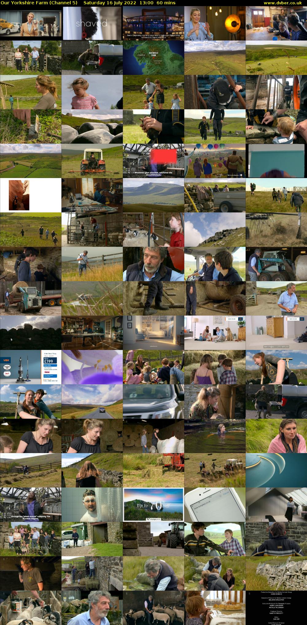 Our Yorkshire Farm (Channel 5) Saturday 16 July 2022 13:00 - 14:00