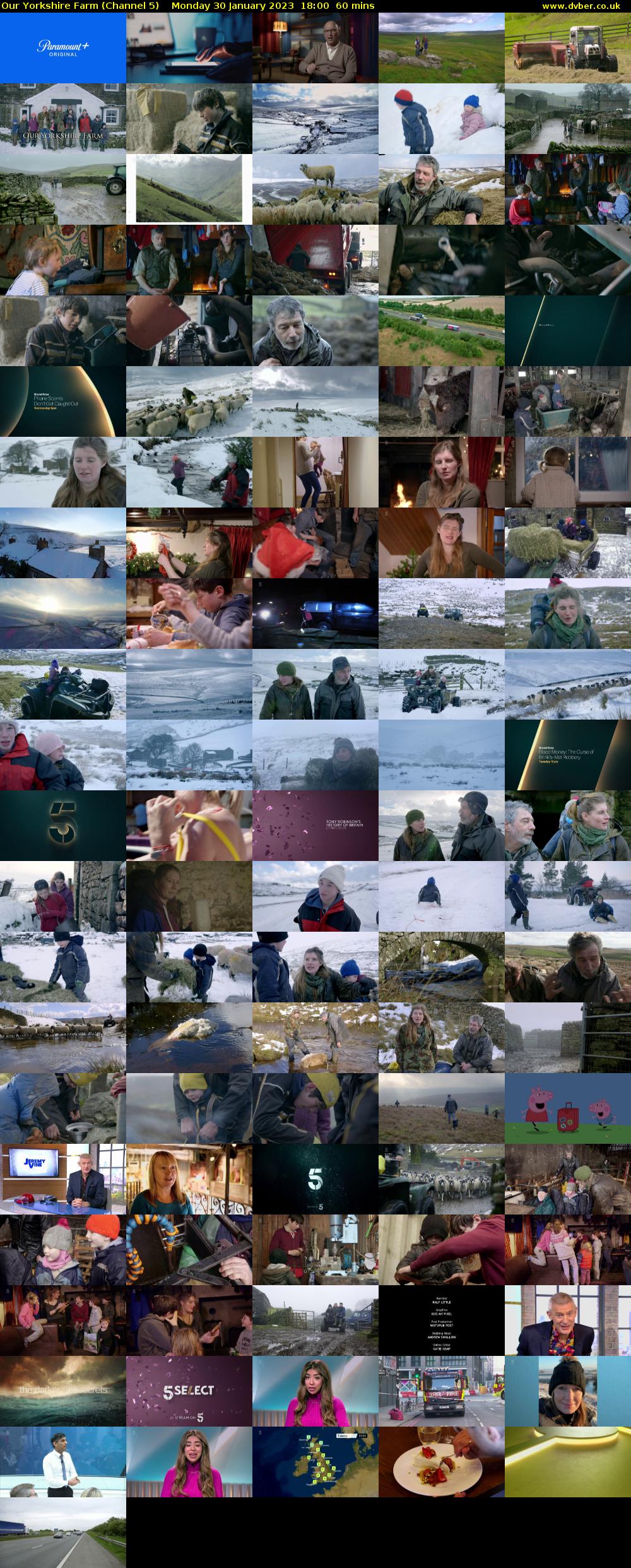 Our Yorkshire Farm (Channel 5) Monday 30 January 2023 18:00 - 19:00