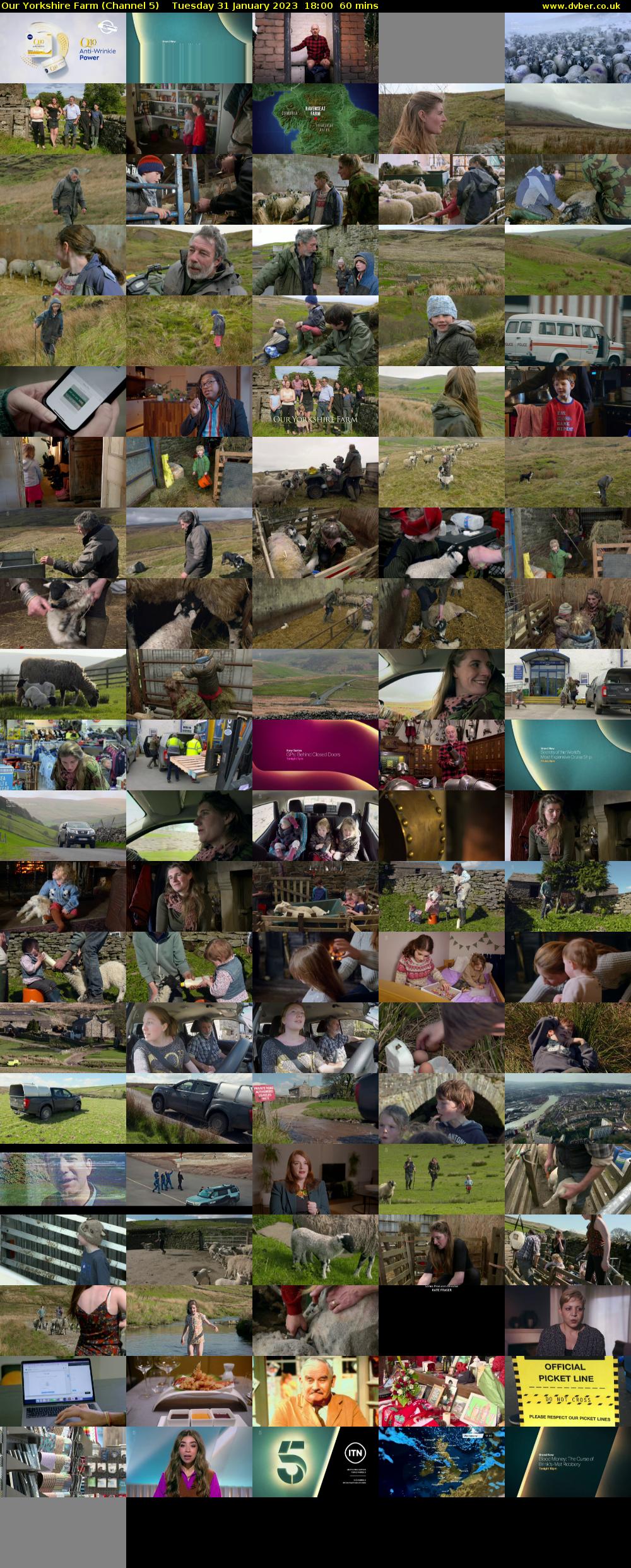 Our Yorkshire Farm (Channel 5) Tuesday 31 January 2023 18:00 - 19:00