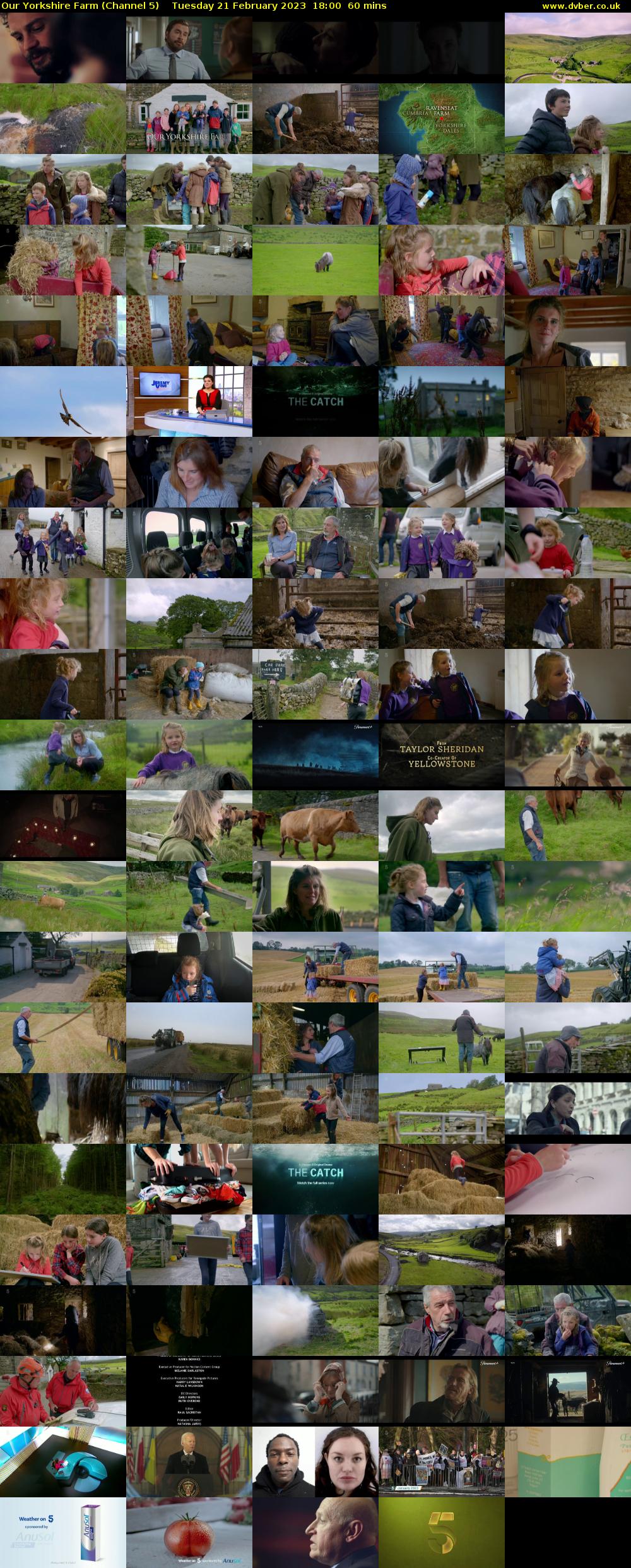 Our Yorkshire Farm (Channel 5) Tuesday 21 February 2023 18:00 - 19:00