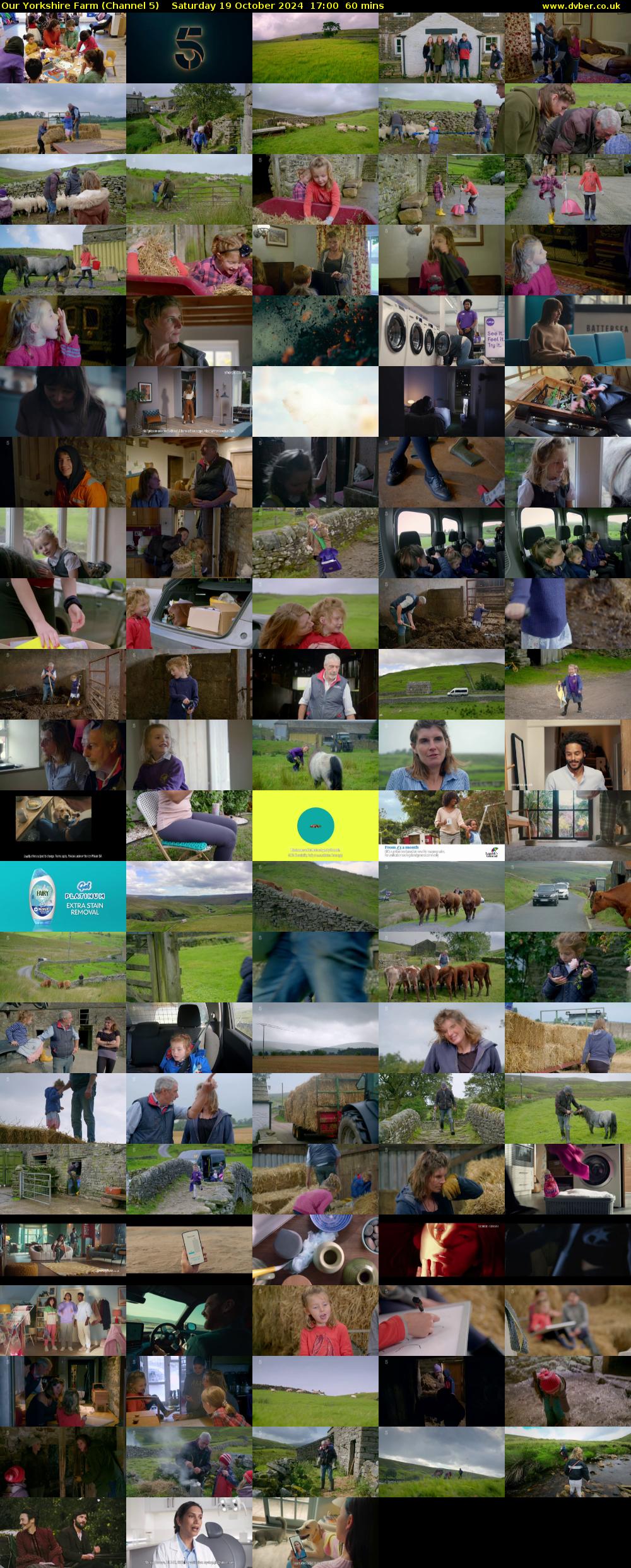 Our Yorkshire Farm (Channel 5) Saturday 19 October 2024 17:00 - 18:00