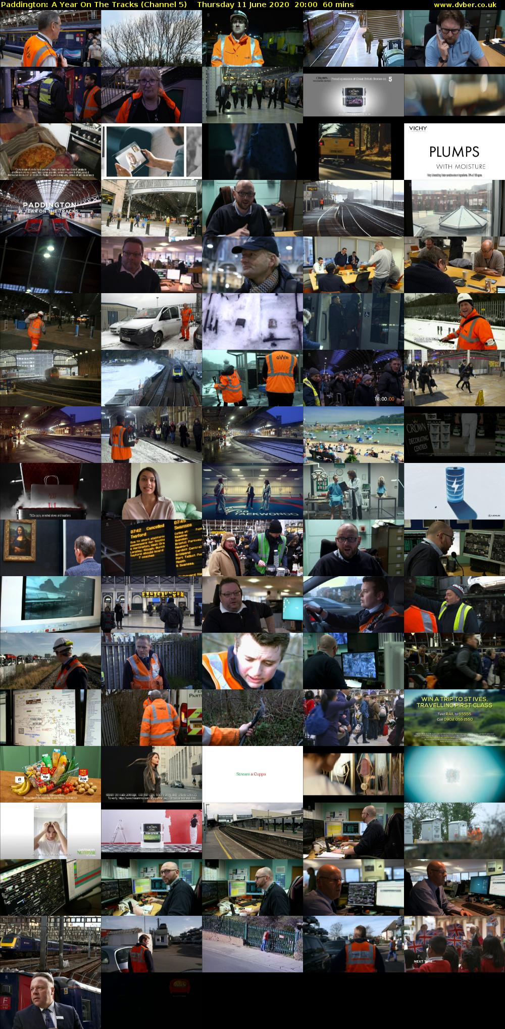 Paddington: A Year On The Tracks (Channel 5) Thursday 11 June 2020 20:00 - 21:00