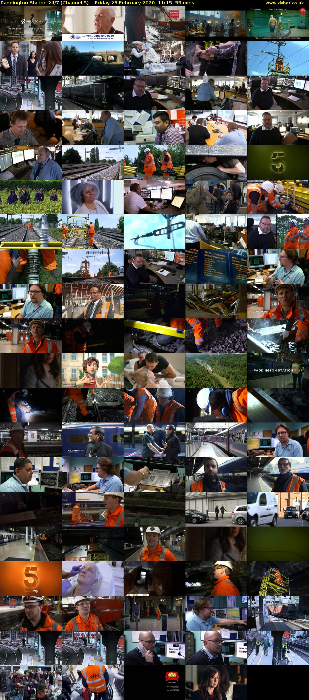 Paddington Station 24/7 (Channel 5) Friday 28 February 2020 11:15 - 12:10