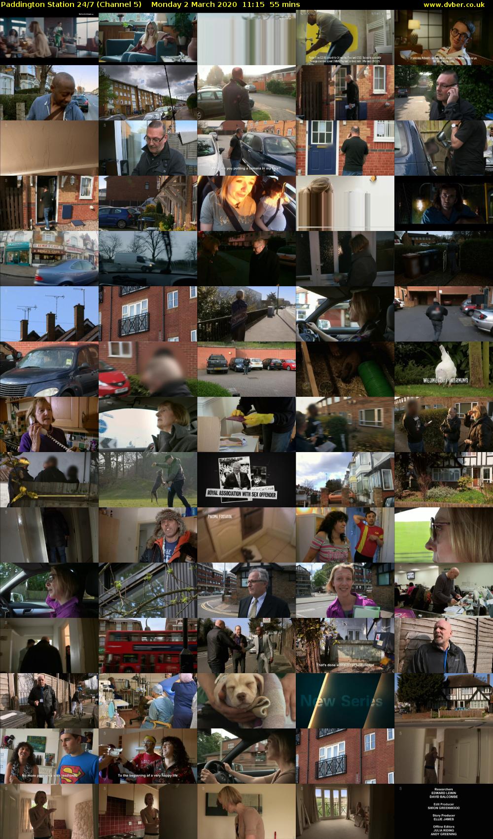 Paddington Station 24/7 (Channel 5) Monday 2 March 2020 11:15 - 12:10
