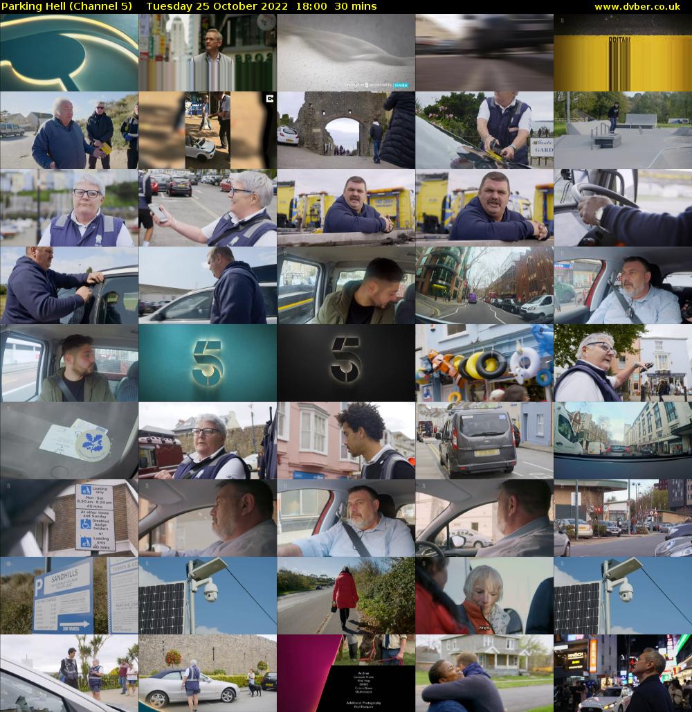 Parking Hell (Channel 5) Tuesday 25 October 2022 18:00 - 18:30