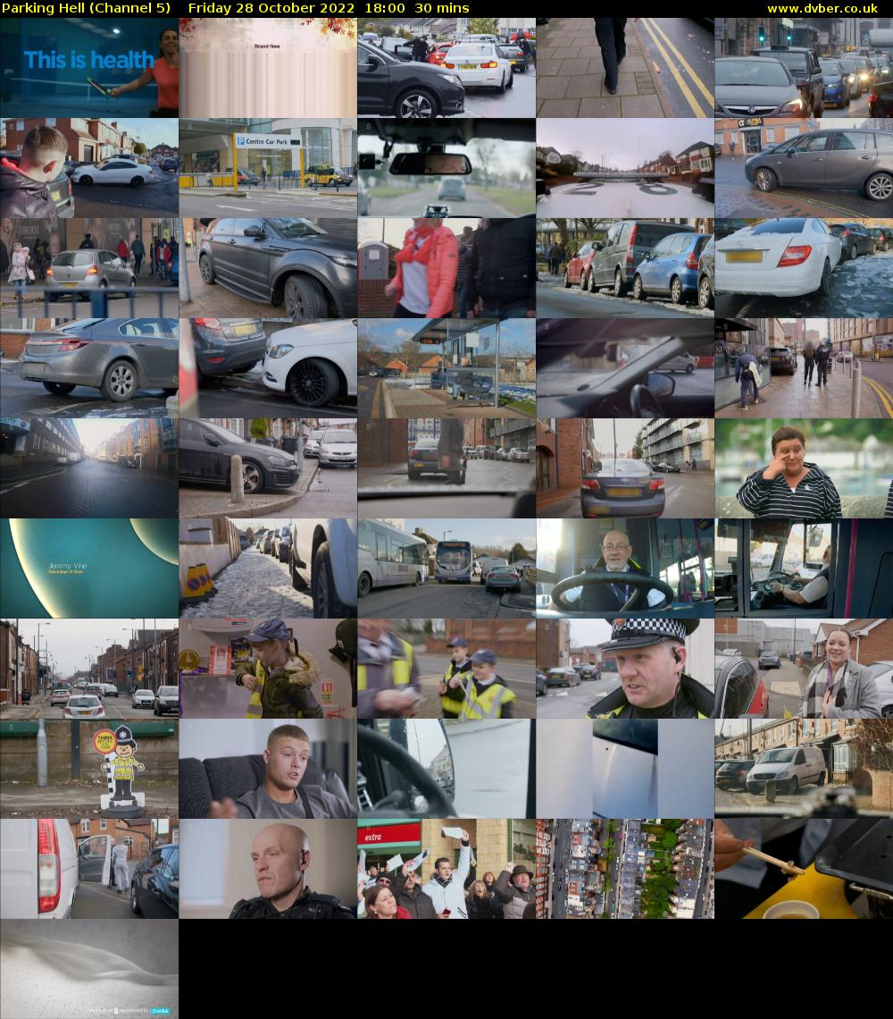 Parking Hell (Channel 5) Friday 28 October 2022 18:00 - 18:30