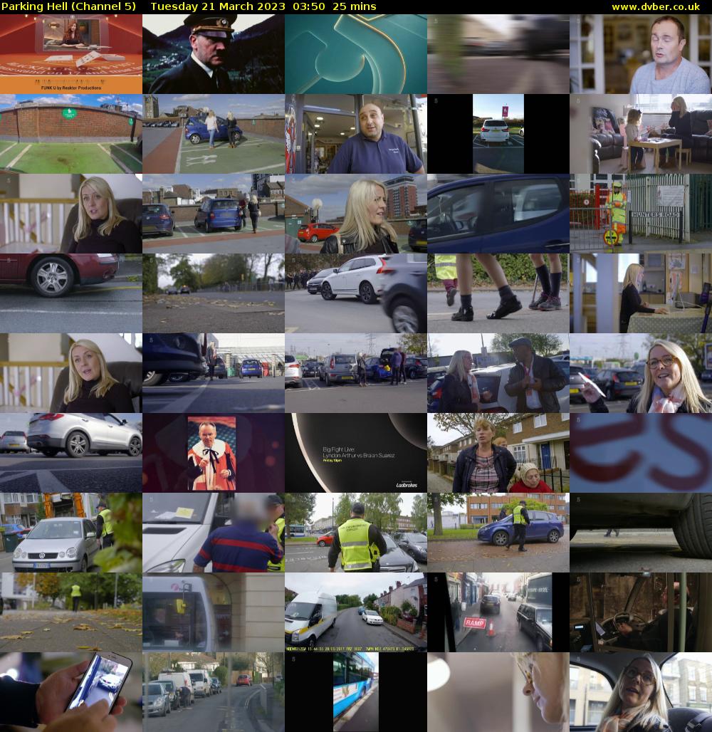 Parking Hell (Channel 5) Tuesday 21 March 2023 03:50 - 04:15