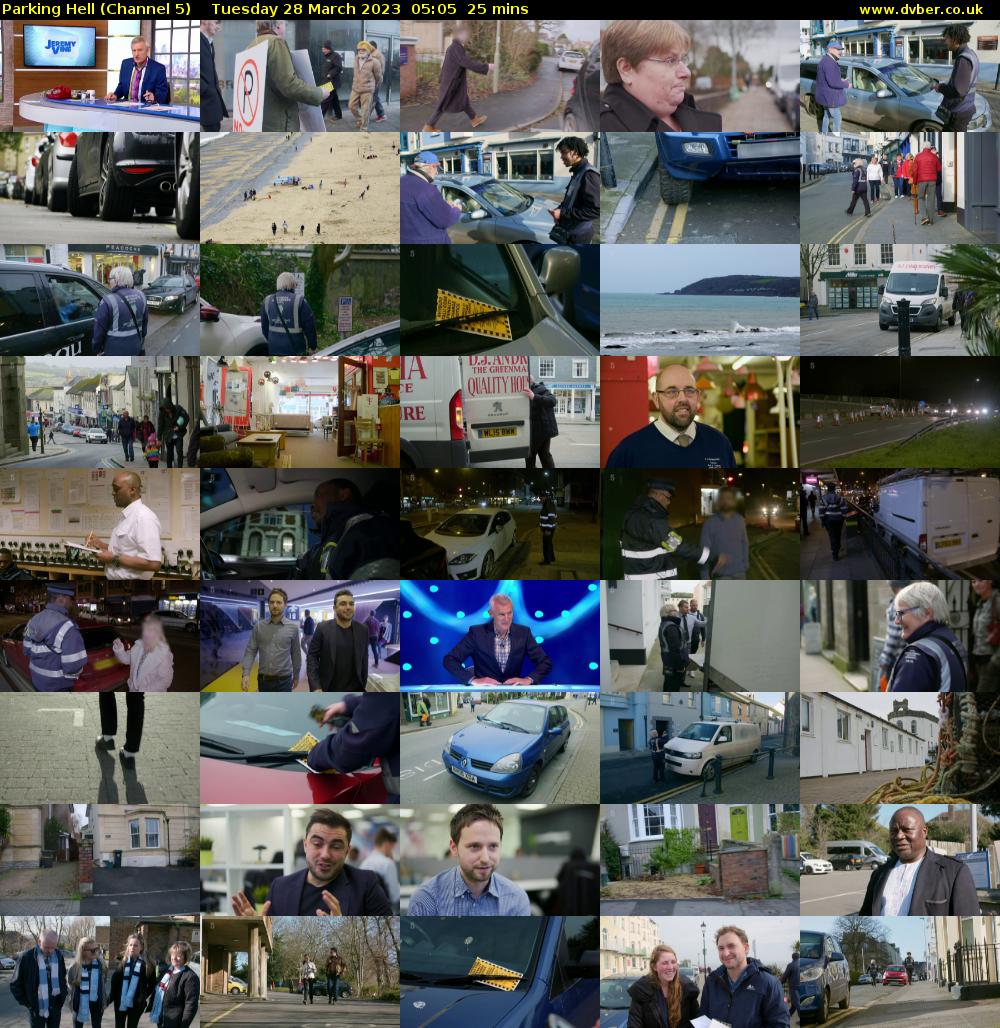 Parking Hell (Channel 5) Tuesday 28 March 2023 05:05 - 05:30