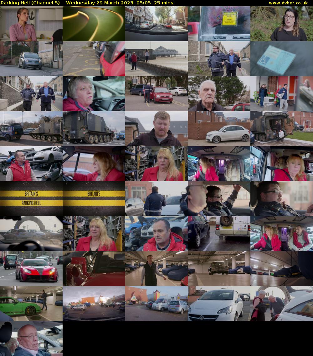 Parking Hell (Channel 5) Wednesday 29 March 2023 05:05 - 05:30