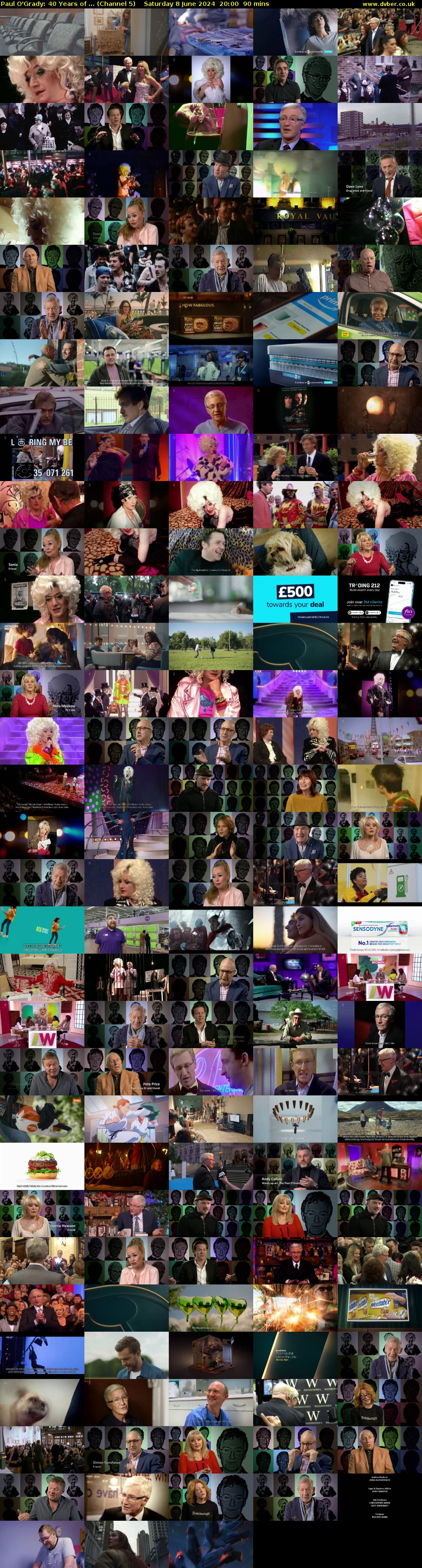 Paul O'Grady: 40 Years of ... (Channel 5) Saturday 8 June 2024 20:00 - 21:30