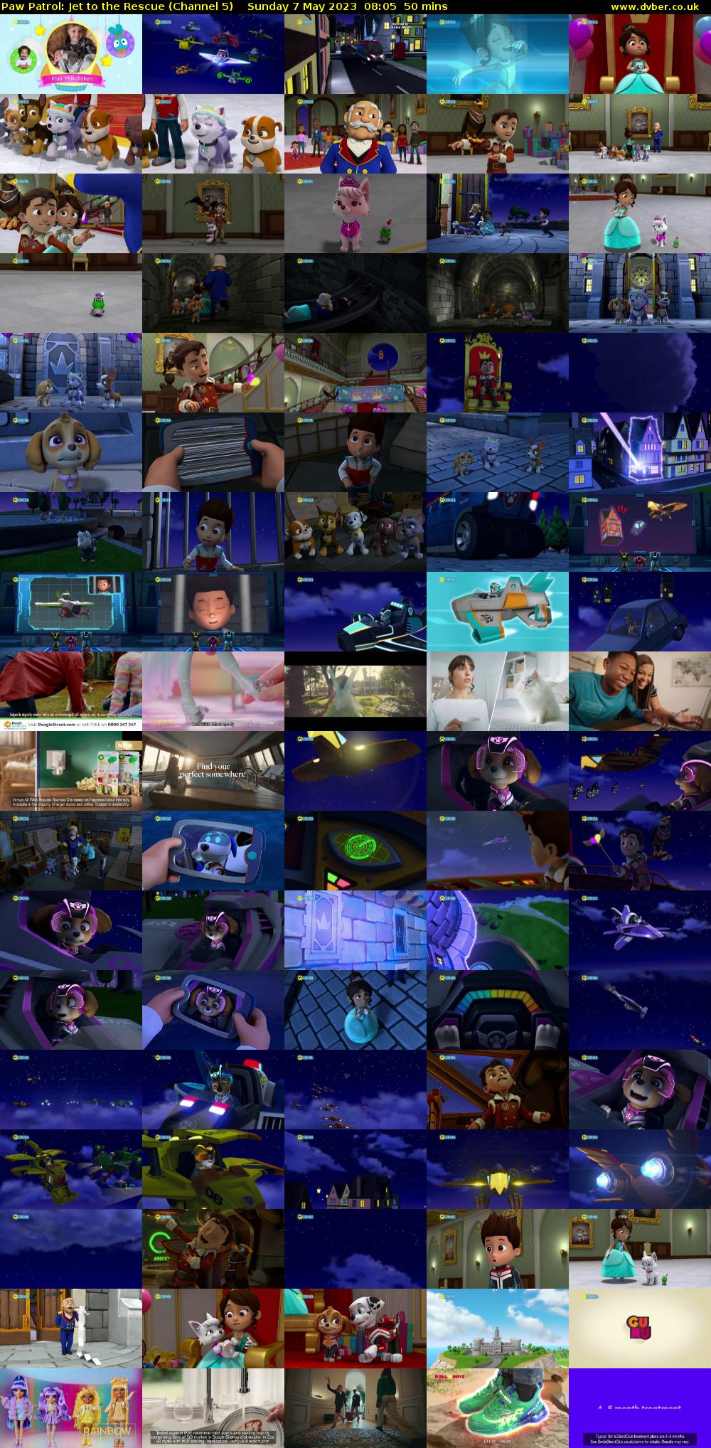 Paw Patrol: Jet to the Rescue (Channel 5) Sunday 7 May 2023 08:05 - 08:55