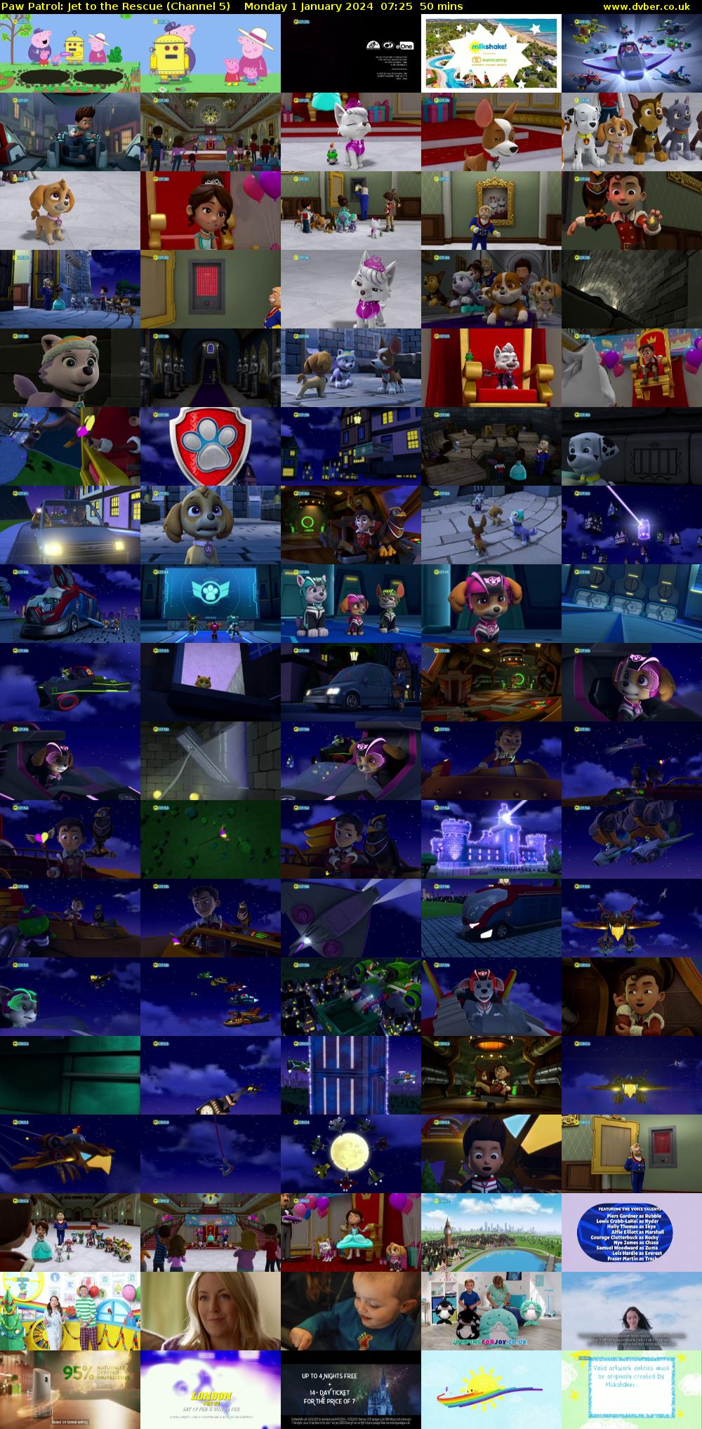 Paw Patrol: Jet to the Rescue (Channel 5) Monday 1 January 2024 07:25 - 08:15