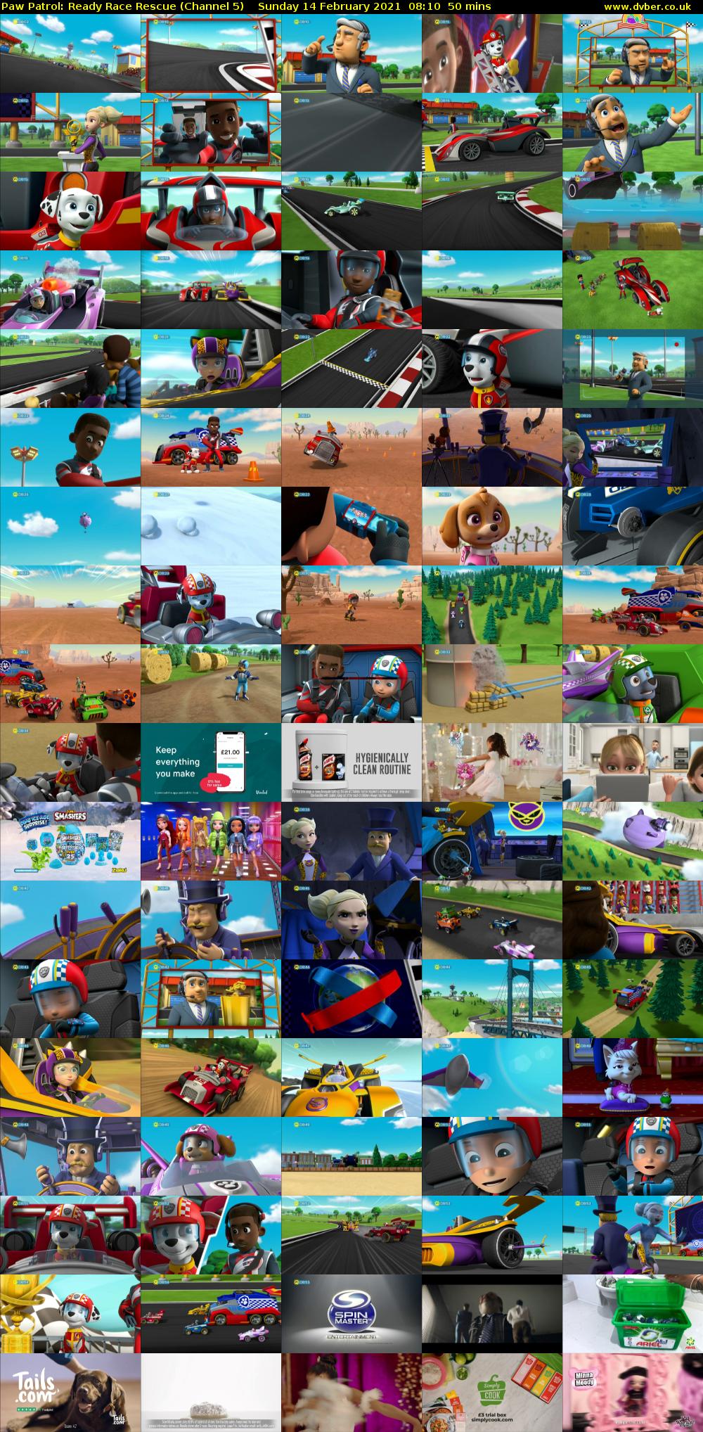 Paw Patrol: Ready Race Rescue (Channel 5) Sunday 14 February 2021 08:10 - 09:00