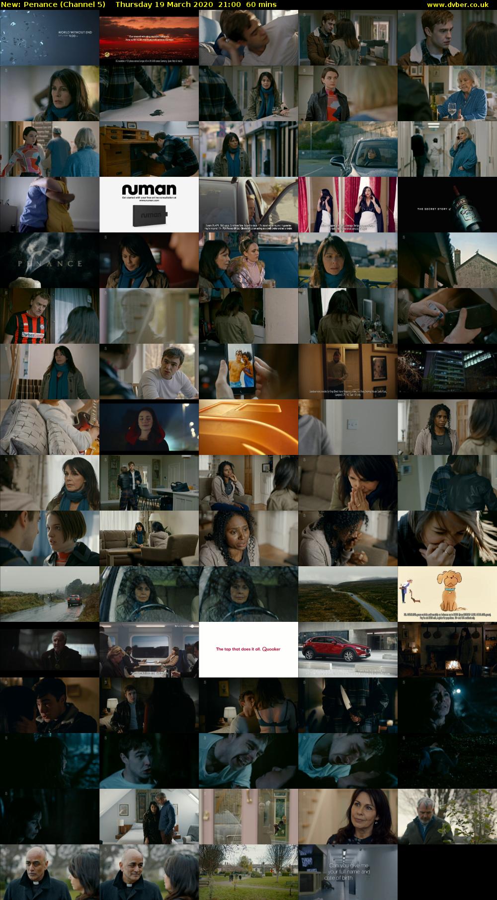 Penance (Channel 5) Thursday 19 March 2020 21:00 - 22:00