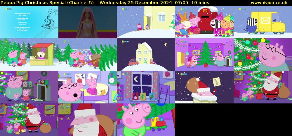 Peppa Pig Christmas Special (Channel 5) Wednesday 25 December 2024 07:05 - 07:15