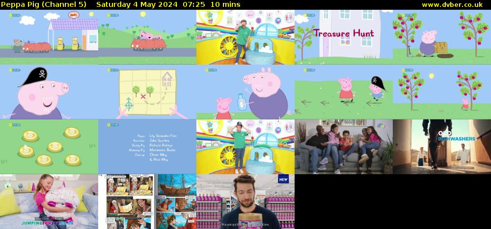 Peppa Pig (Channel 5) Saturday 4 May 2024 07:25 - 07:35