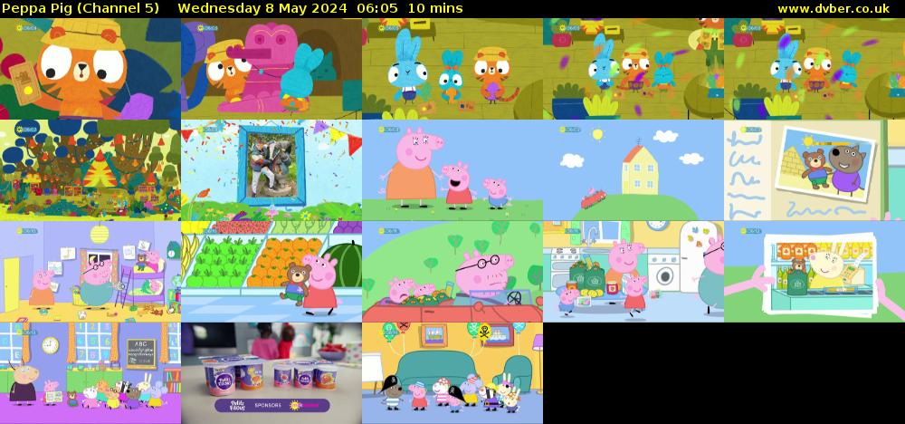 Peppa Pig (Channel 5) Wednesday 8 May 2024 06:05 - 06:15
