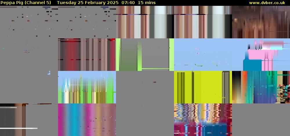 Peppa Pig (Channel 5) Tuesday 25 February 2025 07:40 - 07:55