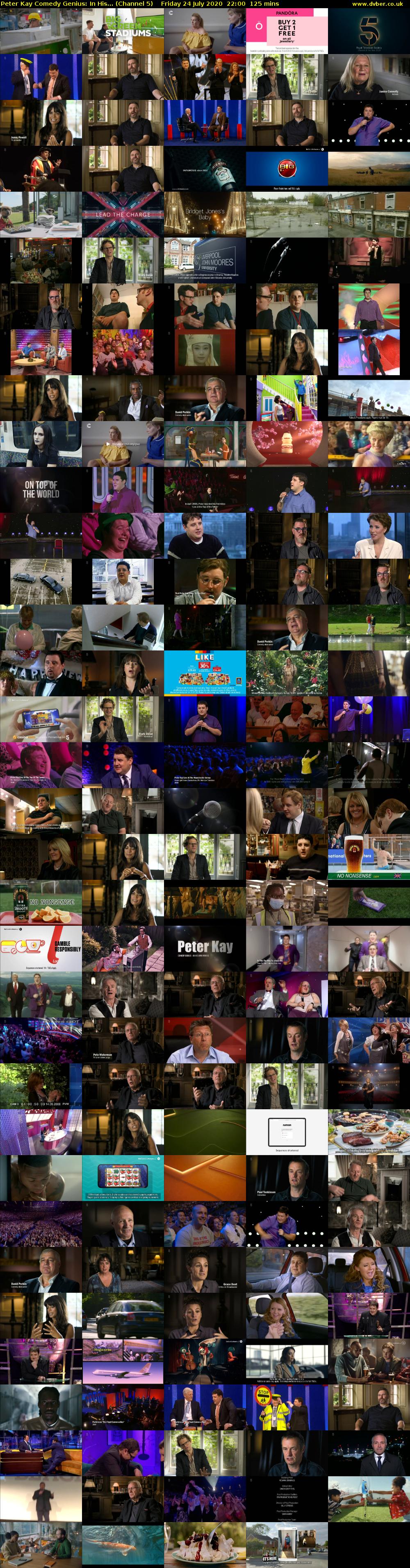 Peter Kay Comedy Genius: In His... (Channel 5) Friday 24 July 2020 22:00 - 00:05