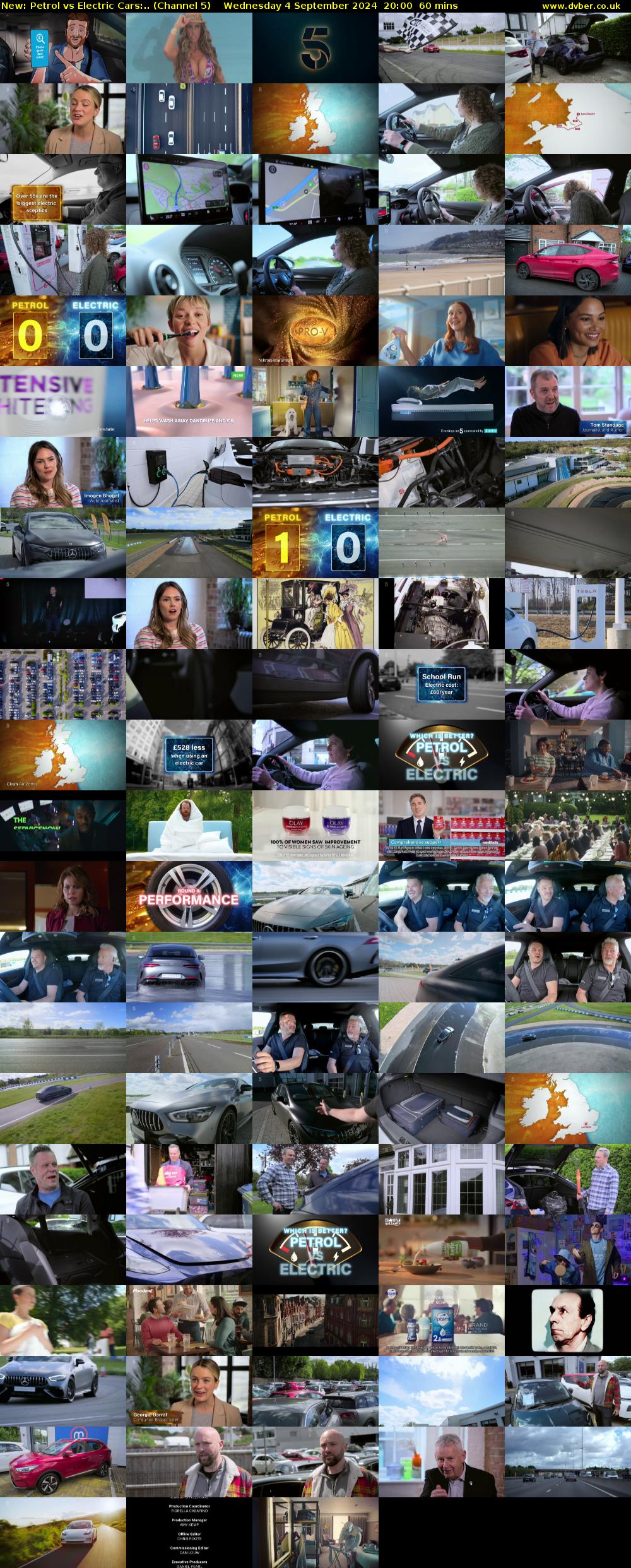 Petrol vs Electric Cars:.. (Channel 5) Wednesday 4 September 2024 20:00 - 21:00