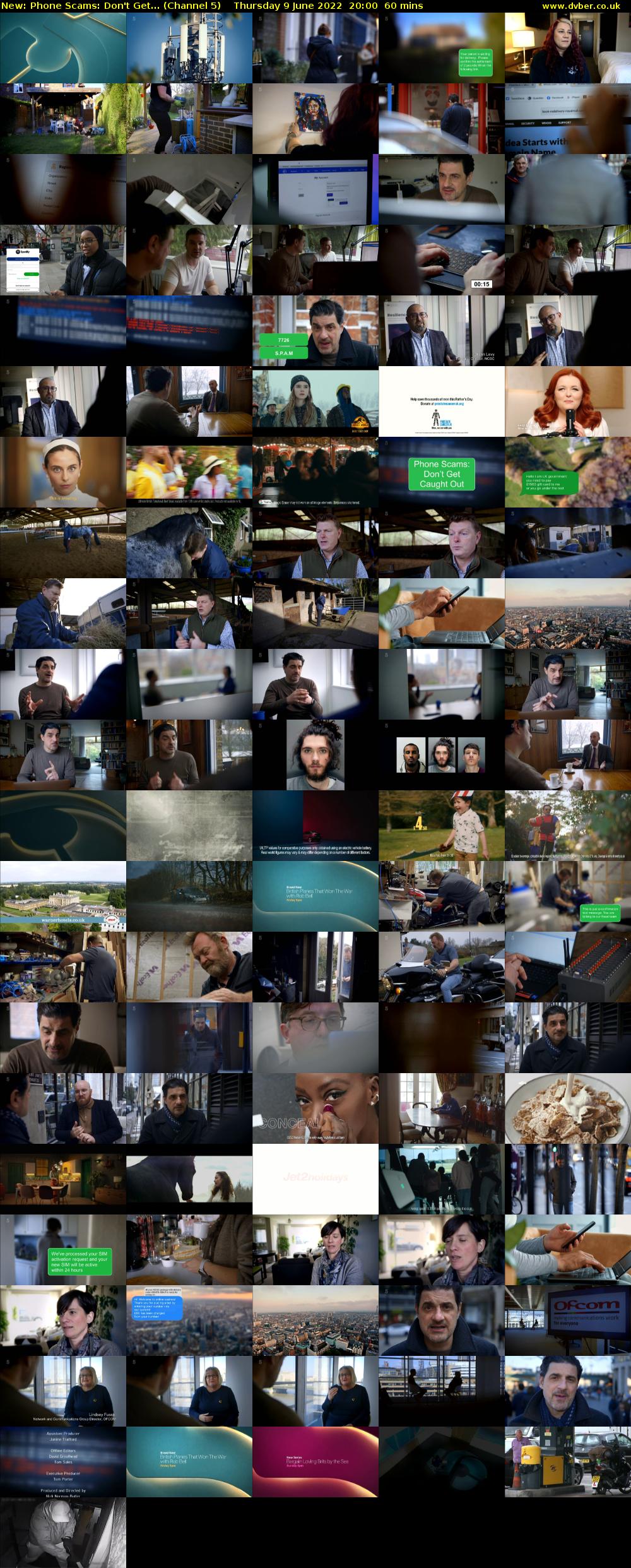 Phone Scams: Don't Get... (Channel 5) Thursday 9 June 2022 20:00 - 21:00