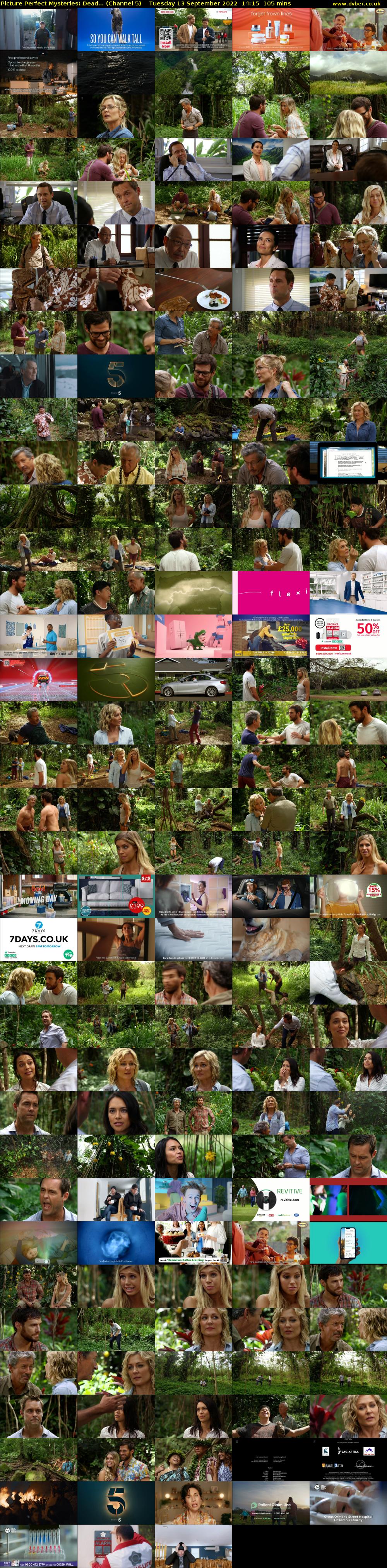 Picture Perfect Mysteries: Dead... (Channel 5) Tuesday 13 September 2022 14:15 - 16:00