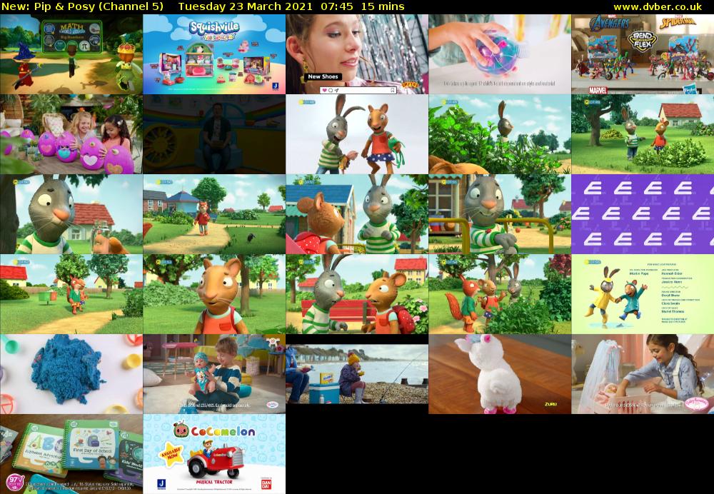 Pip & Posy (Channel 5) Tuesday 23 March 2021 07:45 - 08:00