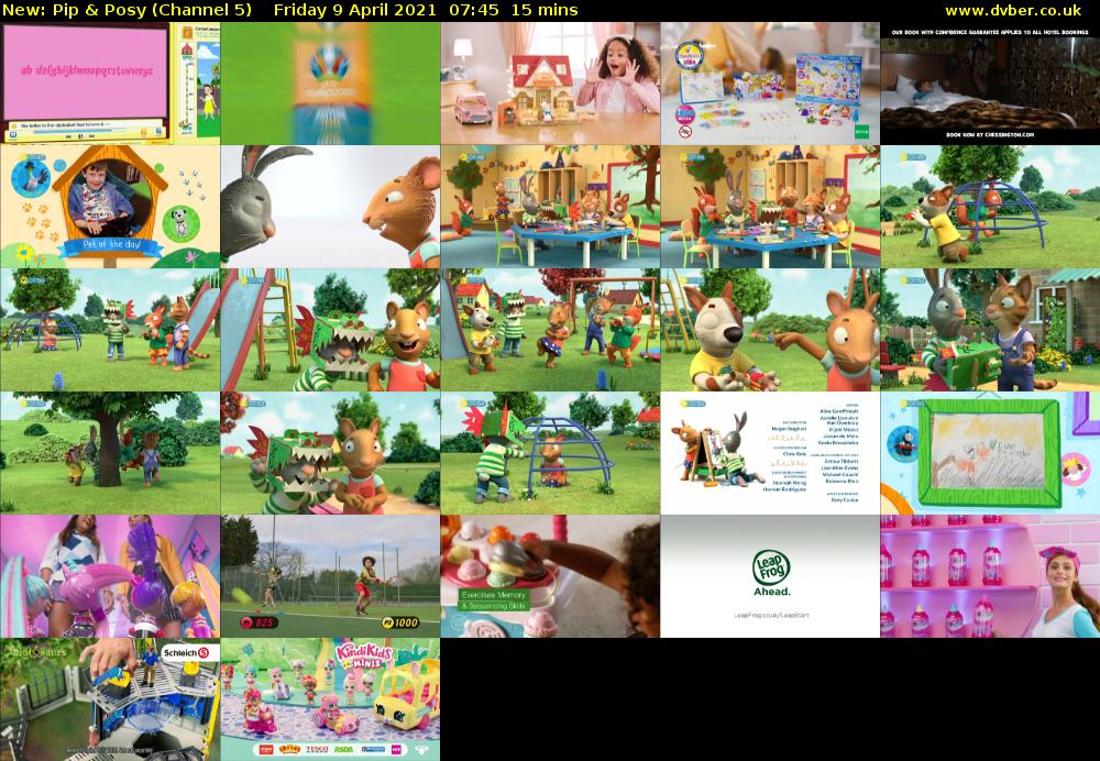 Pip & Posy (Channel 5) Friday 9 April 2021 07:45 - 08:00