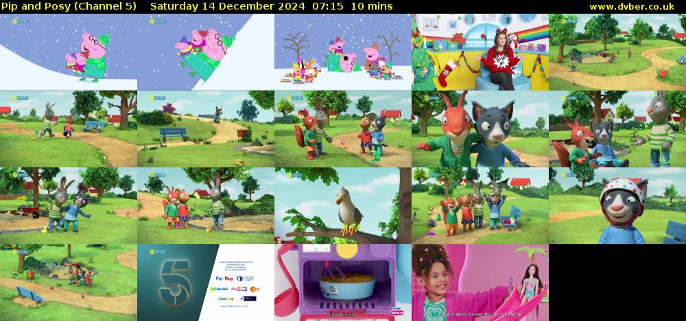 Pip and Posy (Channel 5) Saturday 14 December 2024 07:15 - 07:25