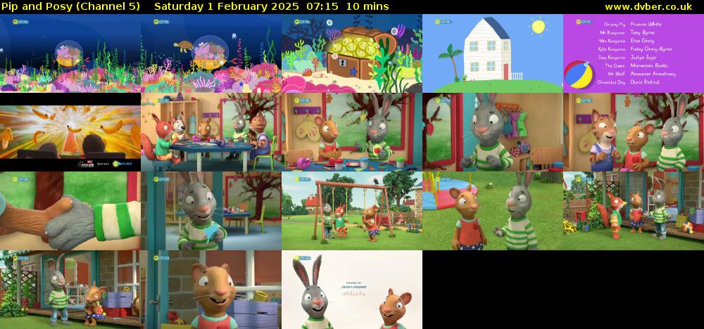Pip and Posy (Channel 5) Saturday 1 February 2025 07:15 - 07:25