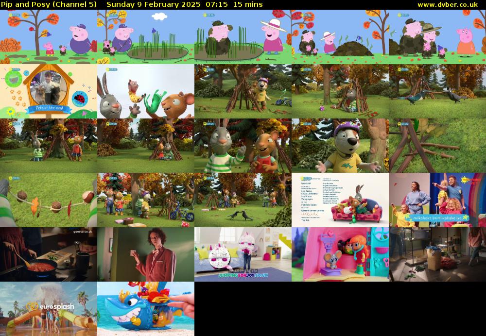 Pip and Posy (Channel 5) Sunday 9 February 2025 07:15 - 07:30