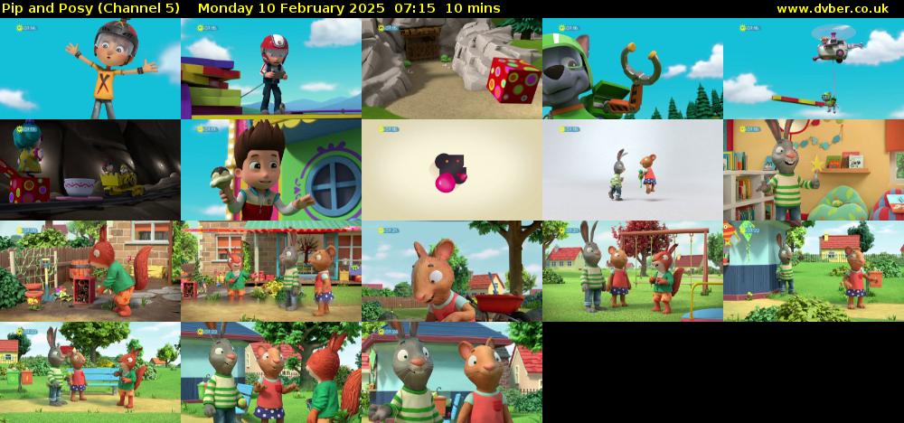 Pip and Posy (Channel 5) Monday 10 February 2025 07:15 - 07:25