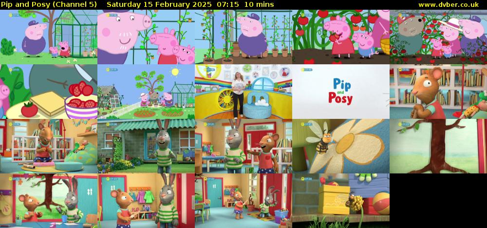 Pip and Posy (Channel 5) Saturday 15 February 2025 07:15 - 07:25