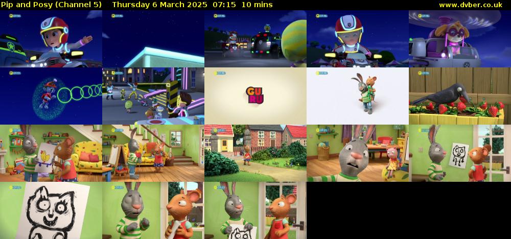 Pip and Posy (Channel 5) Thursday 6 March 2025 07:15 - 07:25