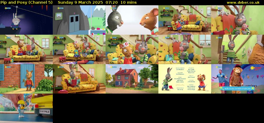 Pip and Posy (Channel 5) Sunday 9 March 2025 07:20 - 07:30