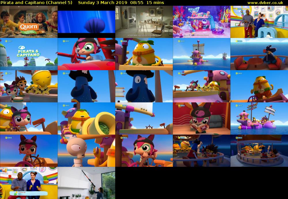 Pirata and Capitano (Channel 5) Sunday 3 March 2019 08:55 - 09:10