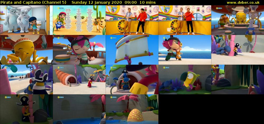Pirata and Capitano (Channel 5) Sunday 12 January 2020 09:00 - 09:10