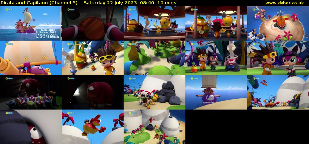 Pirata and Capitano (Channel 5) Saturday 22 July 2023 08:40 - 08:50