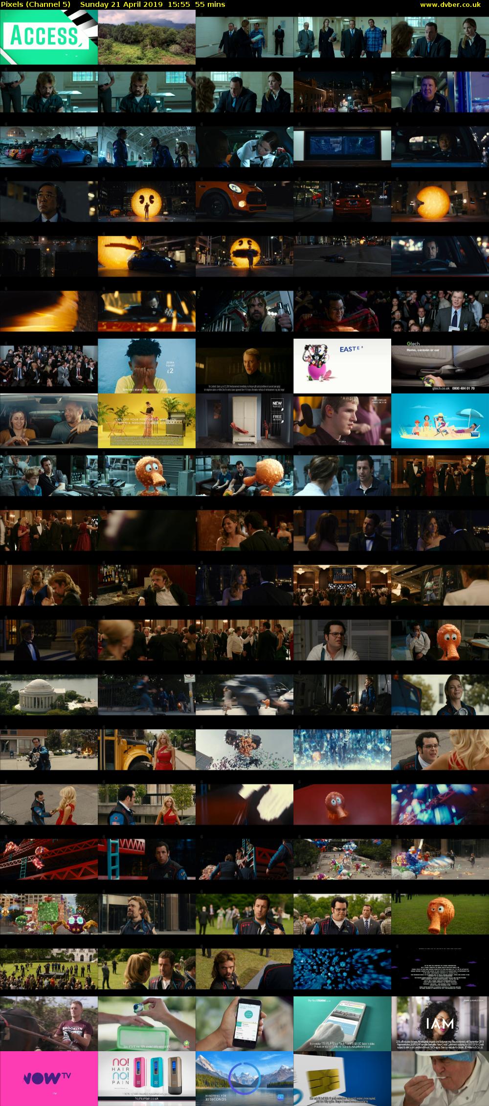 Pixels (Channel 5) Sunday 21 April 2019 15:55 - 16:50