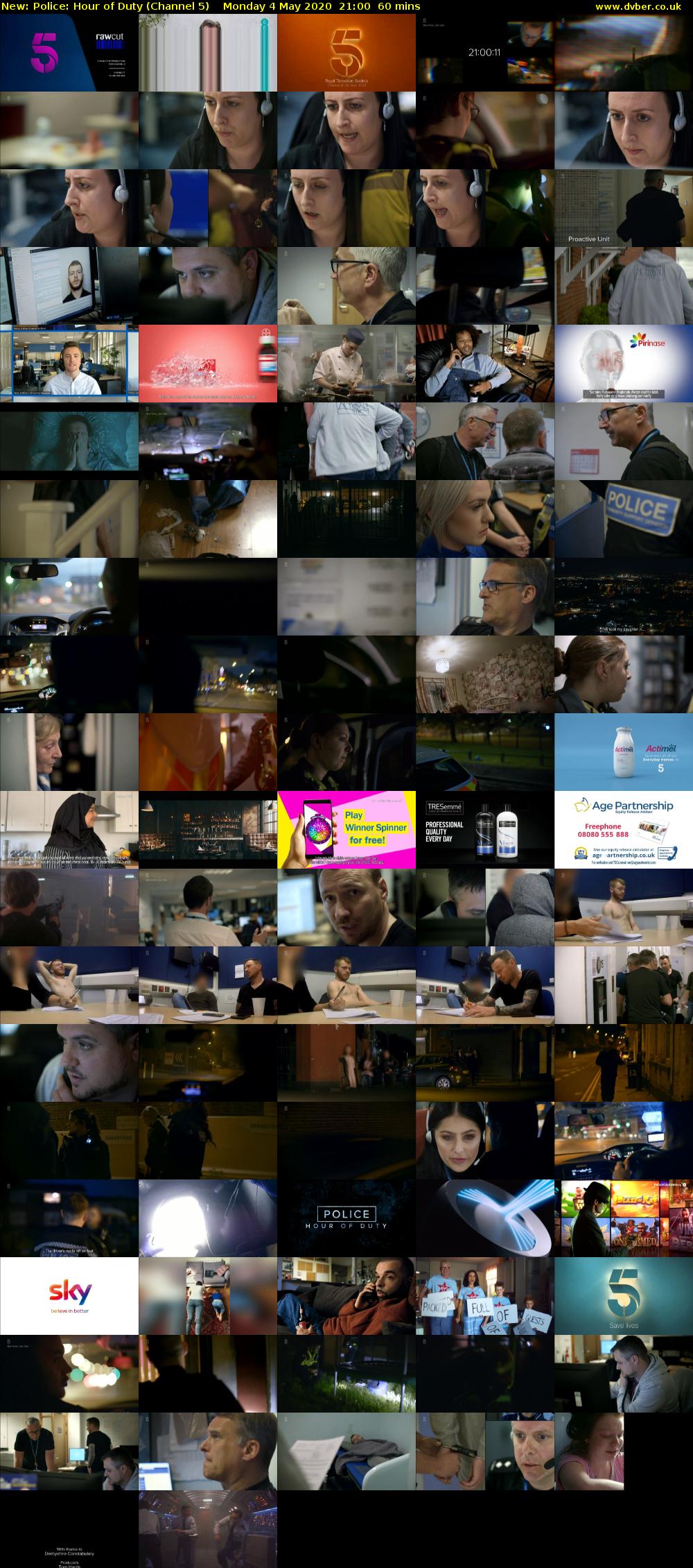 Police: Hour of Duty (Channel 5) Monday 4 May 2020 21:00 - 22:00