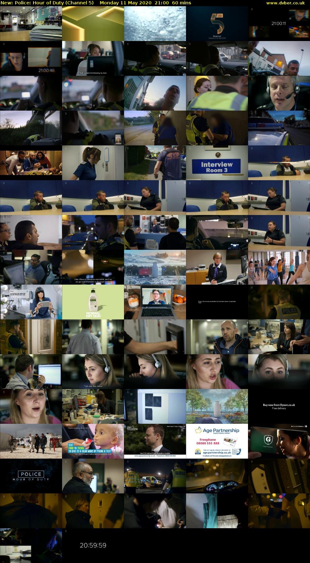Police: Hour of Duty (Channel 5) Monday 11 May 2020 21:00 - 22:00