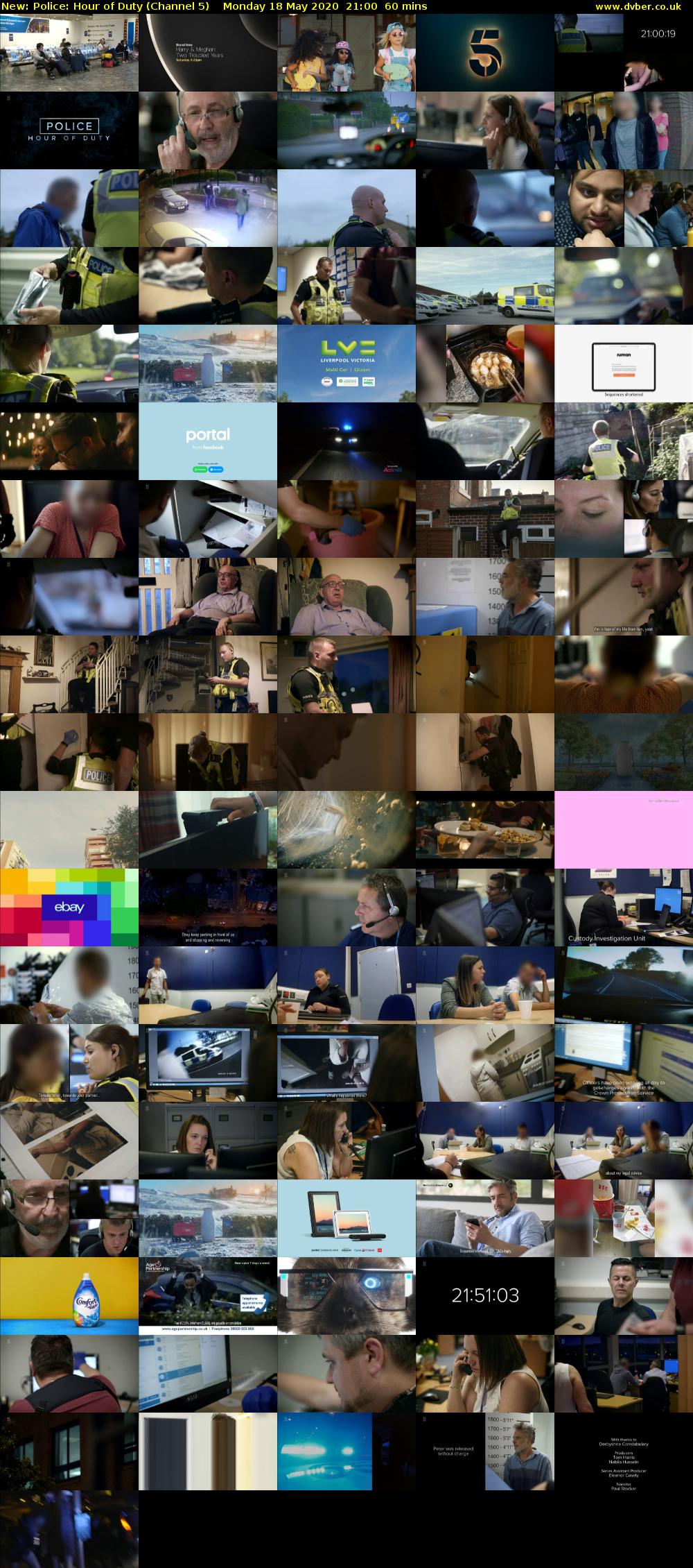 Police: Hour of Duty (Channel 5) Monday 18 May 2020 21:00 - 22:00