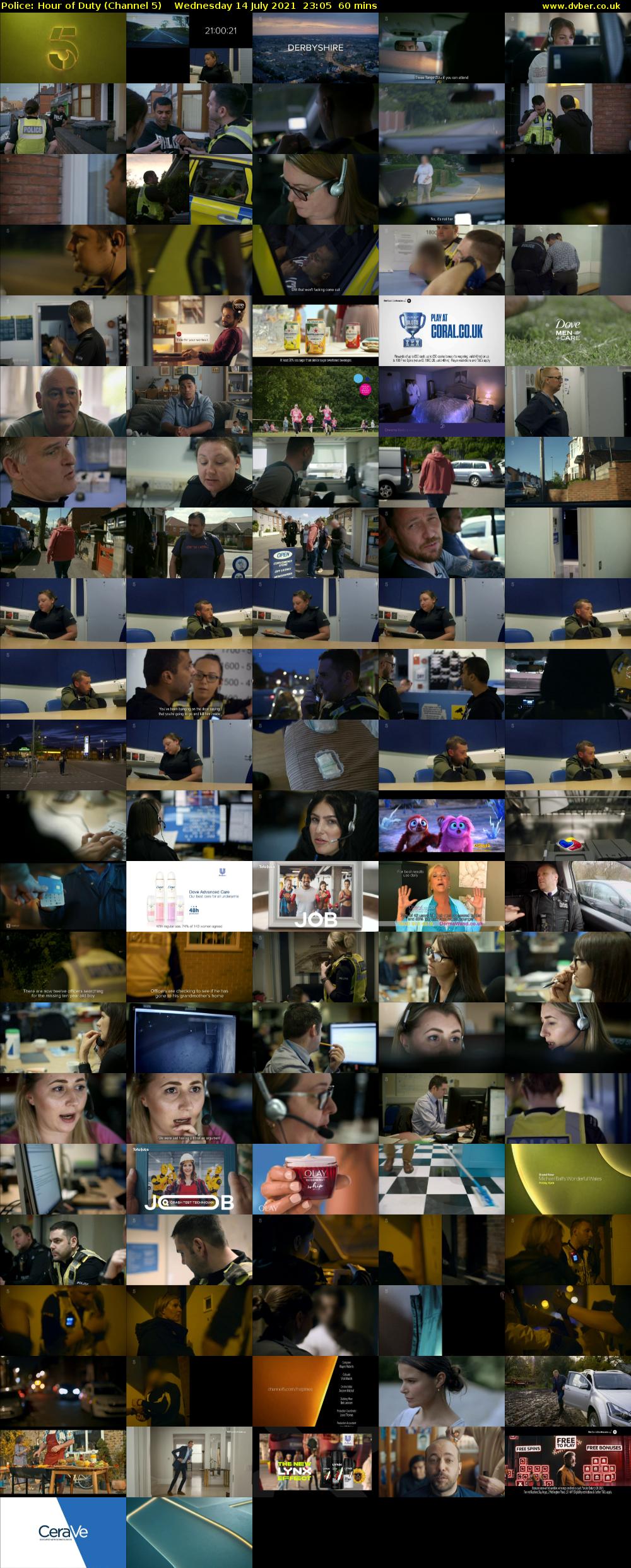Police: Hour of Duty (Channel 5) Wednesday 14 July 2021 23:05 - 00:05