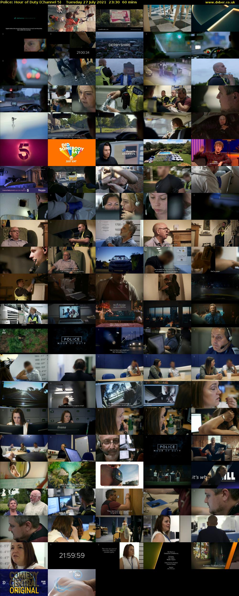Police: Hour of Duty (Channel 5) Tuesday 27 July 2021 23:30 - 00:30