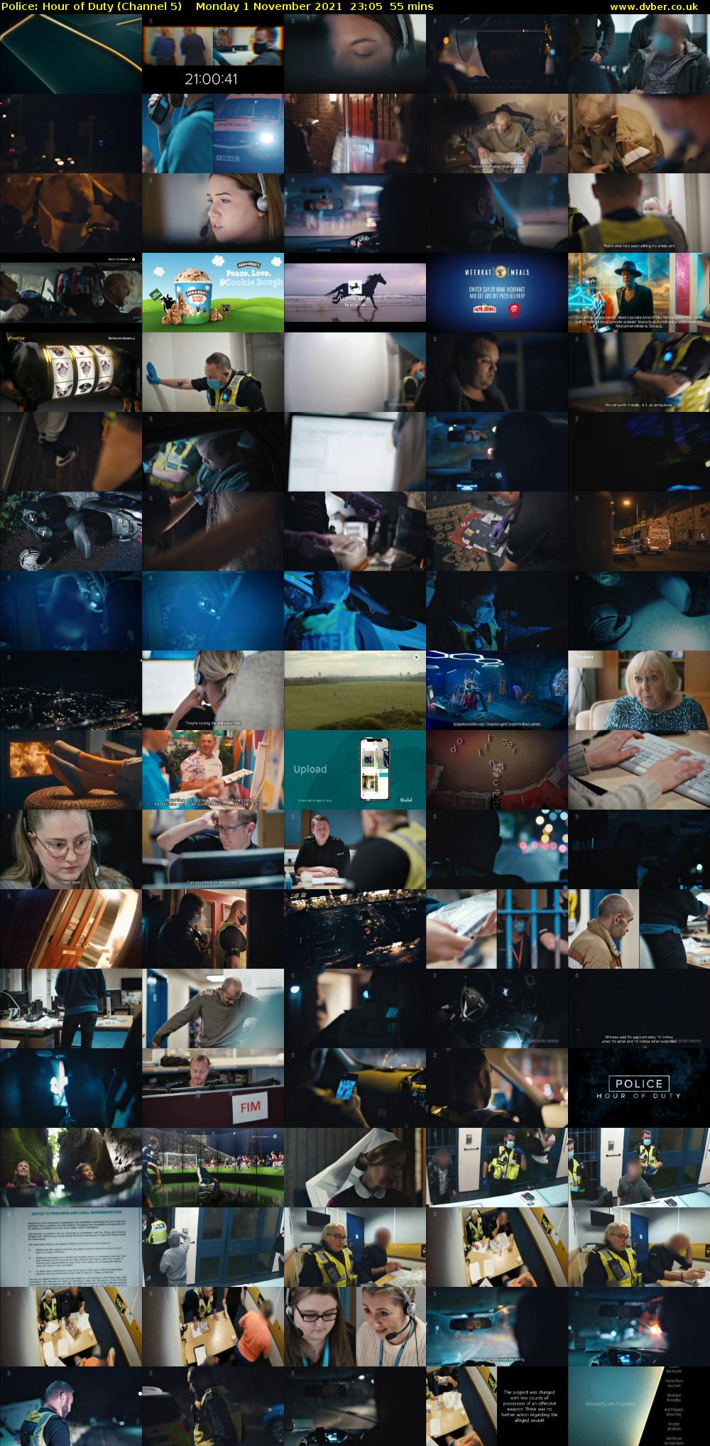 Police: Hour of Duty (Channel 5) Monday 1 November 2021 23:05 - 00:00