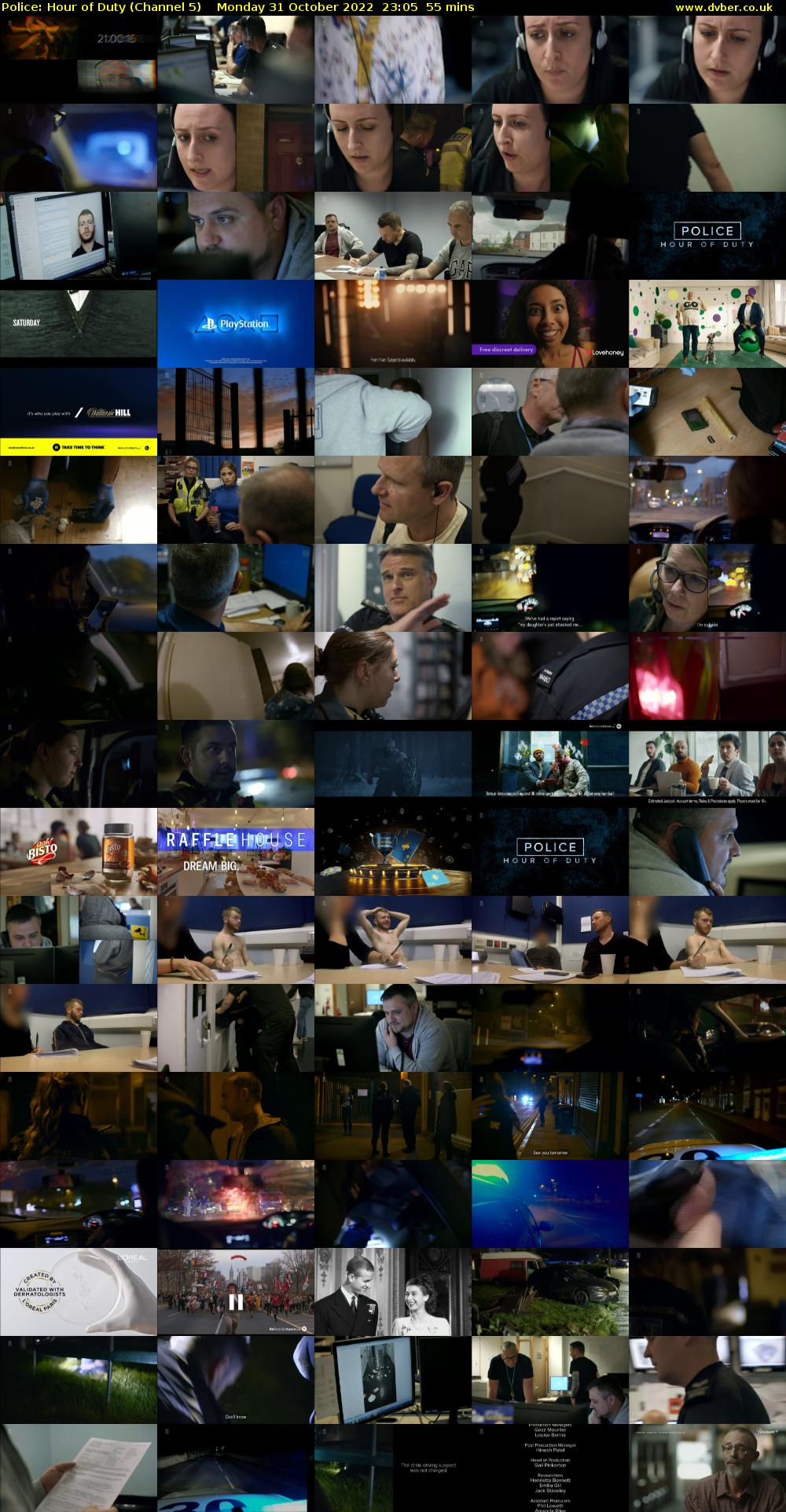Police: Hour of Duty (Channel 5) Monday 31 October 2022 23:05 - 00:00