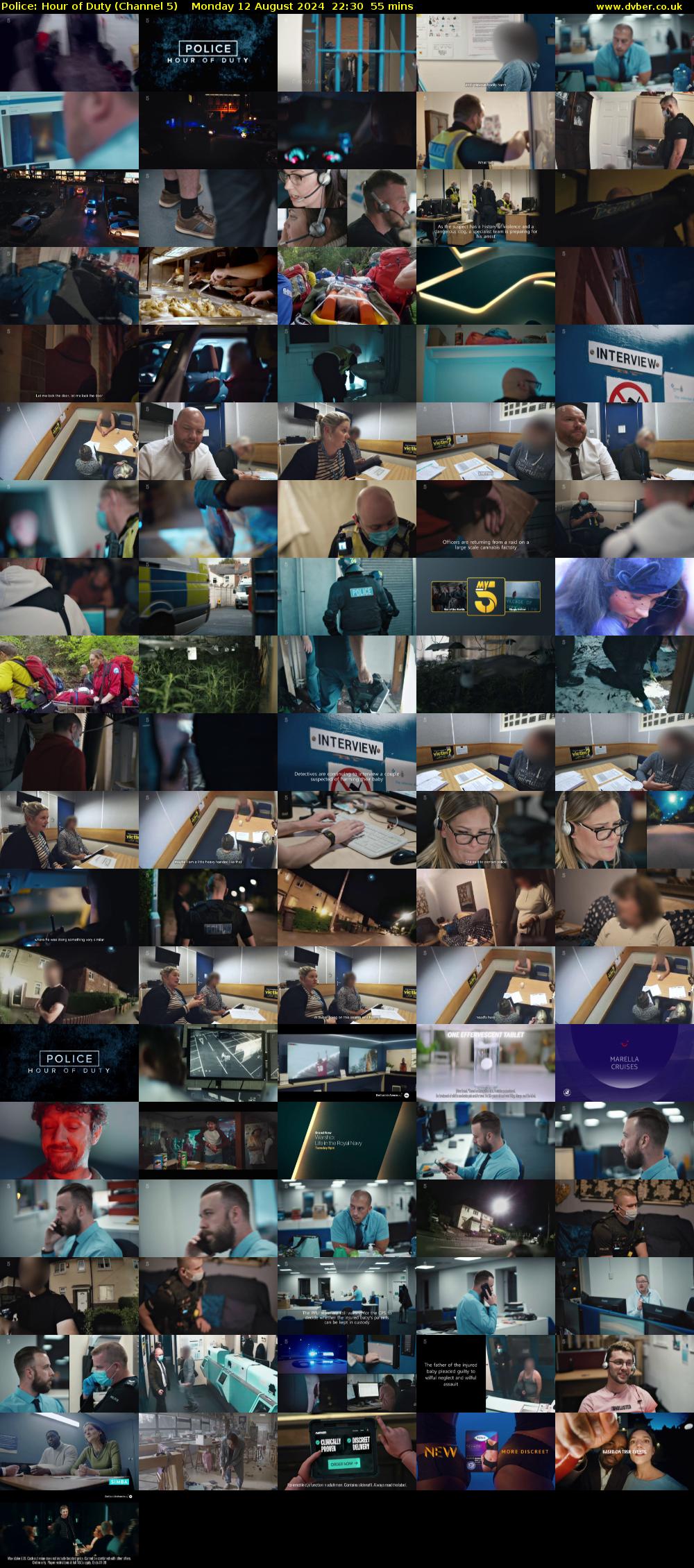 Police: Hour of Duty (Channel 5) Monday 12 August 2024 22:30 - 23:25