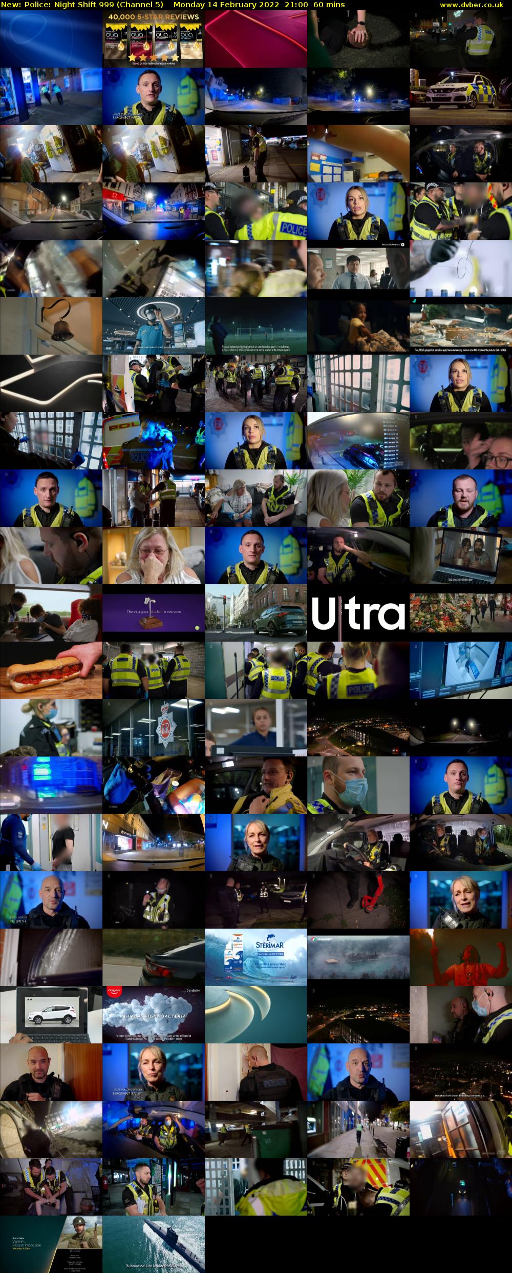 Police: Night Shift 999 (Channel 5) Monday 14 February 2022 21:00 - 22:00