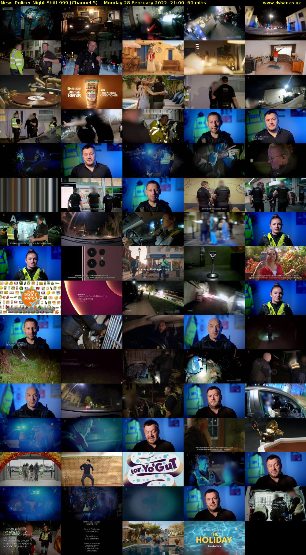 Police: Night Shift 999 (Channel 5) Monday 28 February 2022 21:00 - 22:00