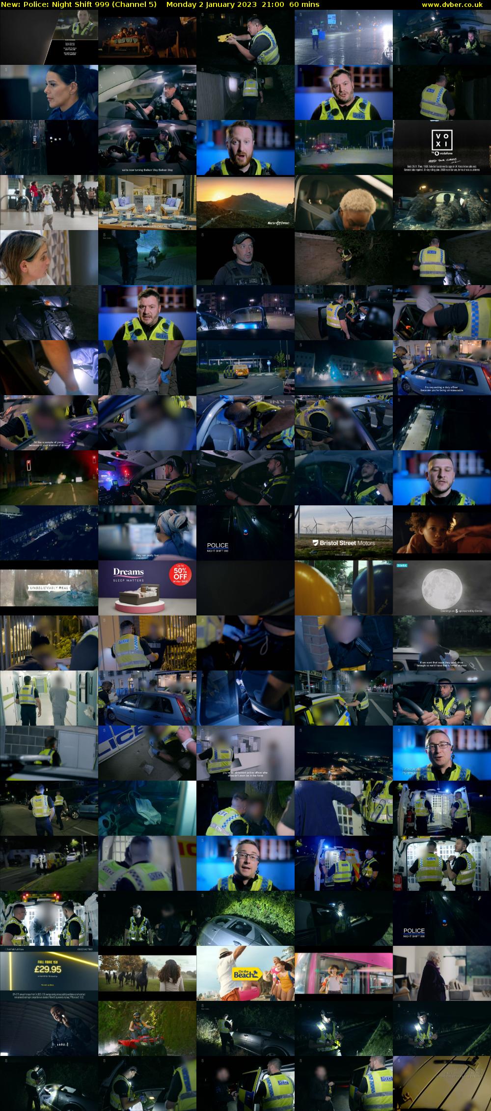 Police: Night Shift 999 (Channel 5) Monday 2 January 2023 21:00 - 22:00